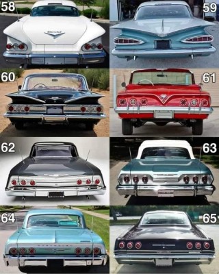 Как менялся Chevrolet Impala с 59 по 65 год.jpg